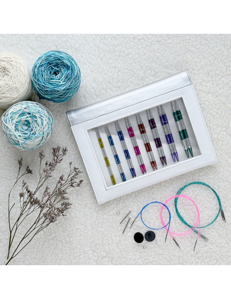 Trousse aiguilles à tricoter circulaires KnitPro Deluxe SmartStix