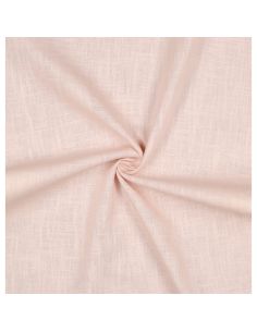 Tissu lin coton - Saumon