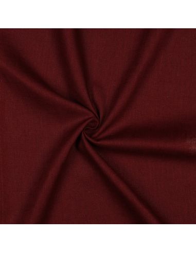 Tissu lin coton - Burgundy