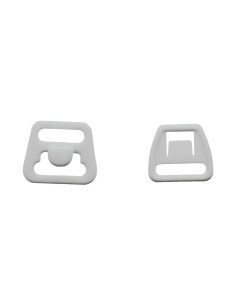Fermoir clip pour soutien-gorge d´allaitement - Blanc