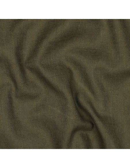 Tissu lin coton - Kaki