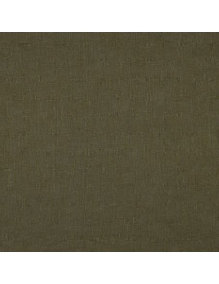 Tissu lin coton - Kaki