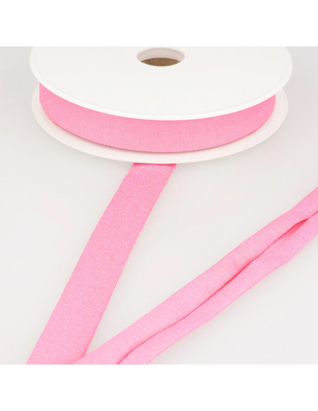 Biais jersey viscose - Rose