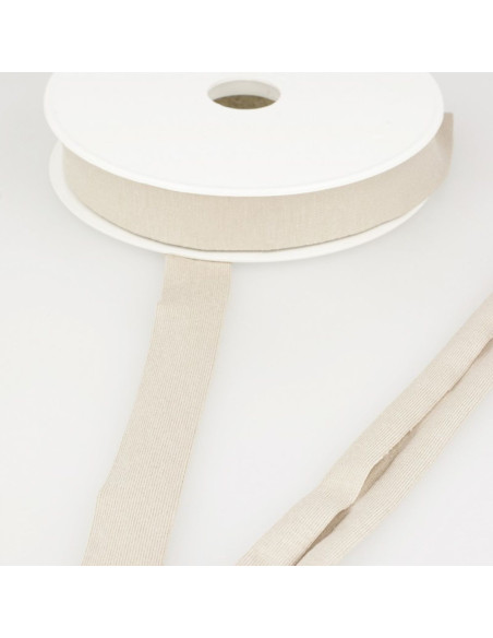 Biais jersey viscose - Beige