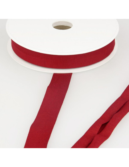 Biais jersey viscose - Bordeaux
