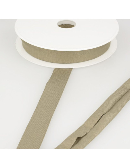 Biais jersey viscose - Taupe