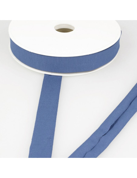 Biais jersey viscose - Bleu