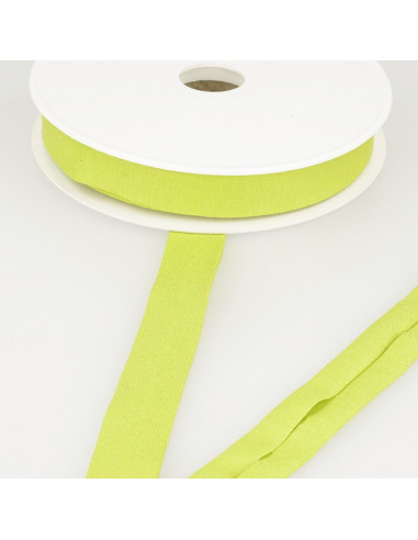 Biais jersey viscose - Vert anis