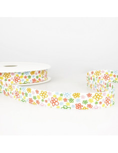Biais fleurs - Multicolore