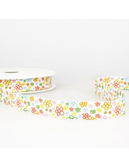 Biais fleurs - Multicolore
