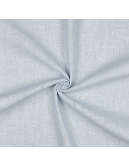 Tissu lin coton lavé - Bleu ciel