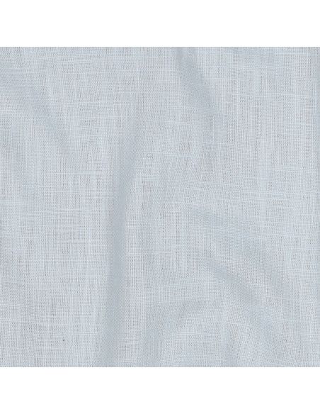 Tissu lin coton lavé - Bleu ciel