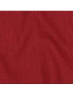 Tissu lin coton lavé - Rouge 2