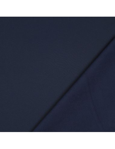 Tissu softshell déperlant envers micro polaire - Bleu marine
