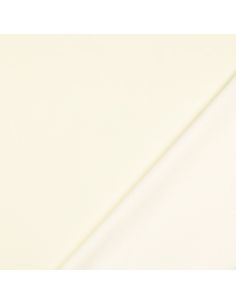 Tissu softshell déperlant envers micro polaire - Écru