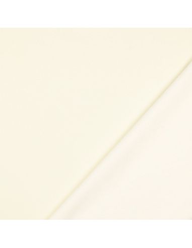 Tissu softshell déperlant envers micro polaire - Écru