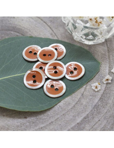 Bouton Halo - Chestnut
