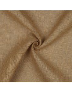 Toile de jute lurex or - Naturel