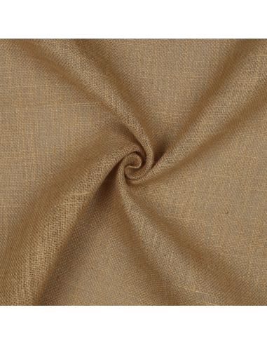 Toile de jute lurex or - Naturel