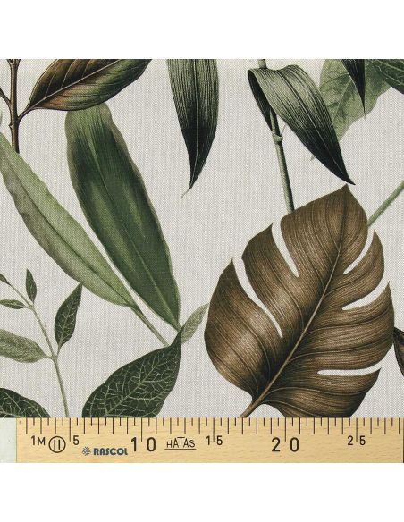 Toile de coton canvas premium - Botanique