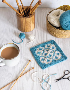 Livre 50 carrés pour débuter au tricot 2
