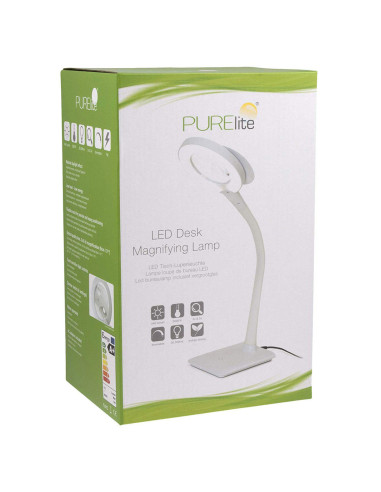Lampe loupe de table LED Purelite
