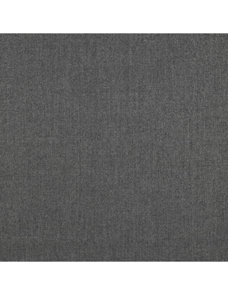 Tissu gabardine viscose brossée premium - Gris chiné moyen