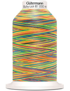 Cône fil mousse Gütermann Bulky-Lock Multicolour 1000 m