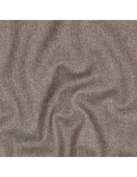 Tissu gabardine viscose brossée premium - Taupe chiné