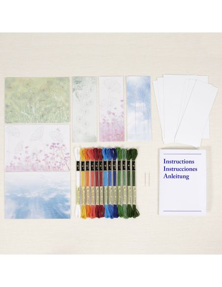 Kit de cartes à broder - Nature