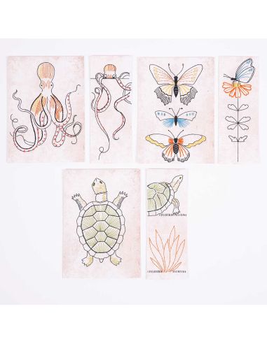 Kit de cartes à broder - Animaux