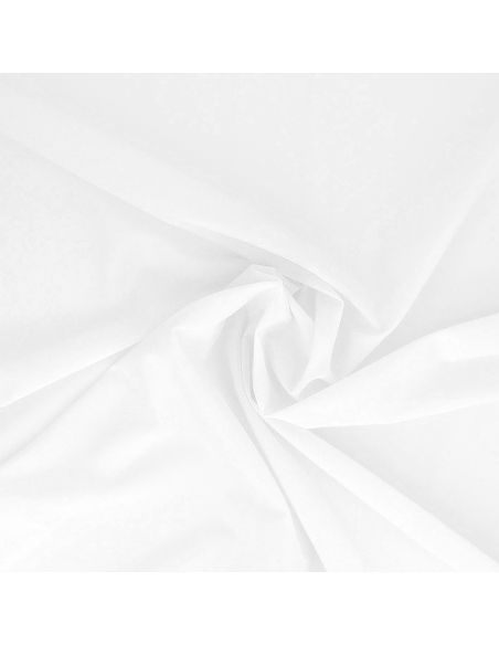 Toile tissé thermocollant fine - Blanc