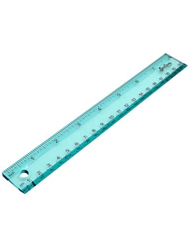 Règle rectangle quilting 20,3 cm x 2,54 cm Easy-Eighth - Turquoise