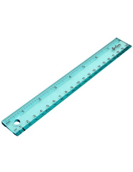 Règle rectangle quilting 20,3 cm x 2,54 cm Easy-Eighth - Turquoise