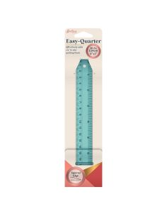 Règle rectangle quilting 20,3 cm x 2,54 cm Easy-Eighth - Turquoise 2