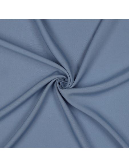 Tissu tencel effet peau de pêche - Bleu charette