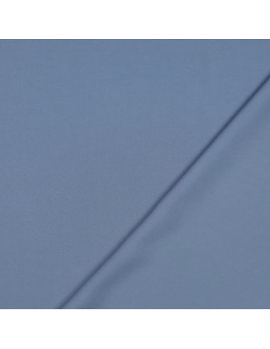 Tissu tencel effet peau de pêche - Bleu charette
