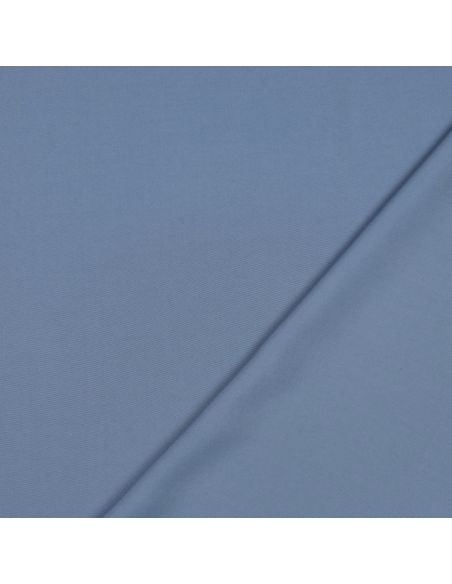 Tissu tencel effet peau de pêche - Bleu charette