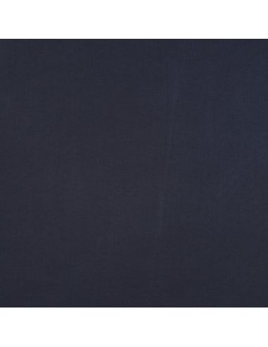 Tissu tencel effet peau de pêche - Bleu navy