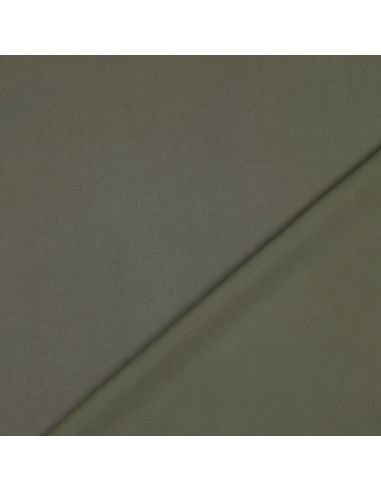 Tissu tencel effet peau de pêche - Kaki