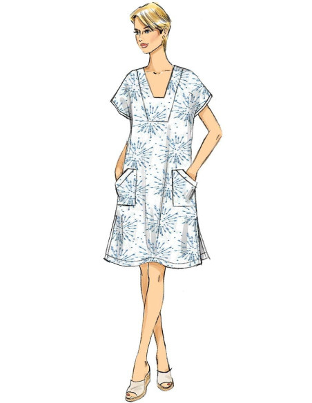 Patron de tunique et caftan - Butterick 6683