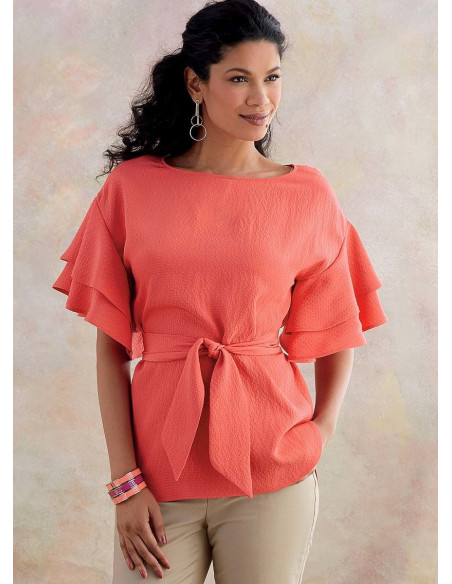 Patron de haut et ceinture - Butterick 6685