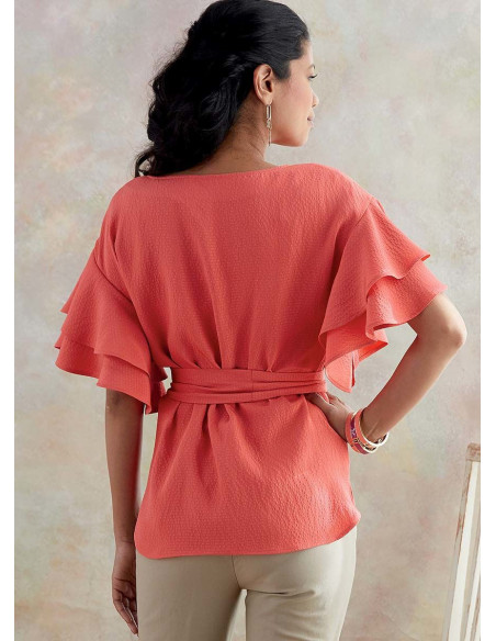 Patron de haut et ceinture - Butterick 6685
