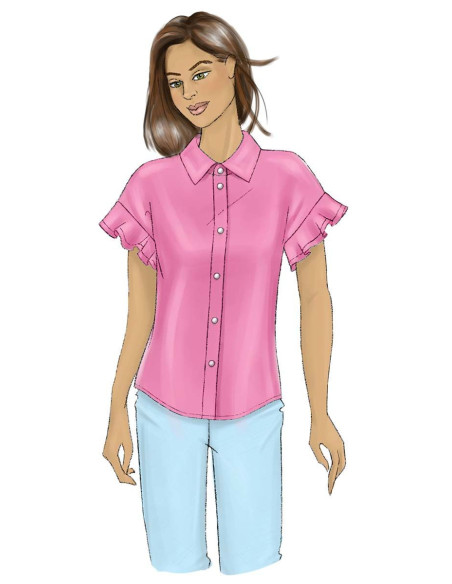 Patron de haut - Butterick 6686