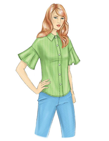Patron de haut - Butterick 6686