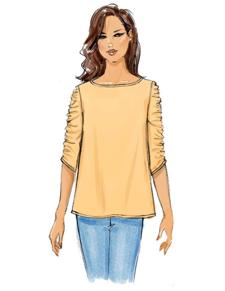 Patron de haut - Butterick 6687