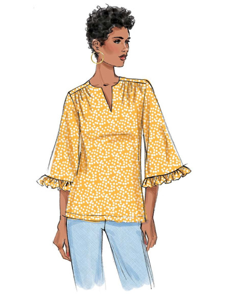 Patron de haut - Butterick 6688