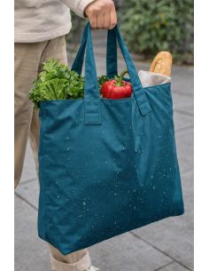 Tissu toile imperméable - Bleu pétrole 2