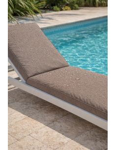 Tissu toile imperméable - Taupe 2