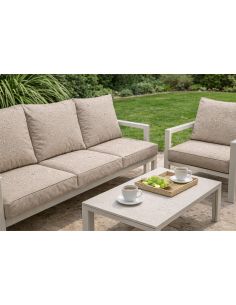 Tissu toile imperméable - Beige 2